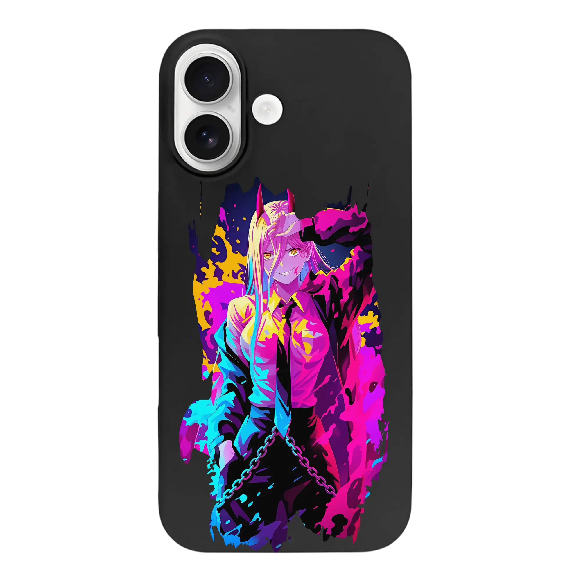 チェンソーマン グッズ,パワー - iPhone 17 シリーズ シリコンケース 薄型 耐衝撃 指紋防止 ソフトタッチカバー 精密フィット 傷防止 保護ケース iPhone 17/17 Air/17 Pro/17 Pro Max 対応